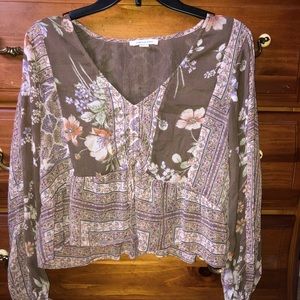 NWOT American Eagle Print Top